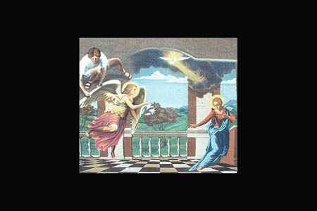 079 - Loreto  Dipinto a gesso